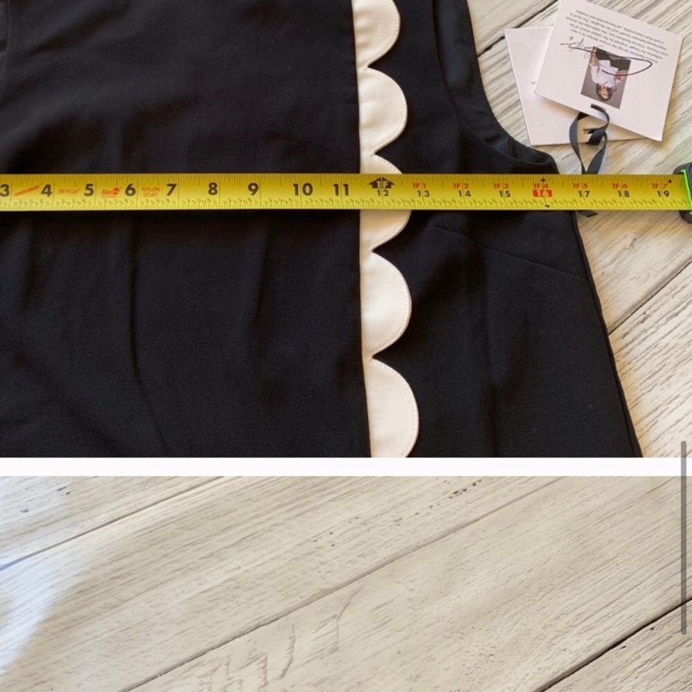 NWOT Victoria Beckham scalloped tank XS - Picture 6 of 8